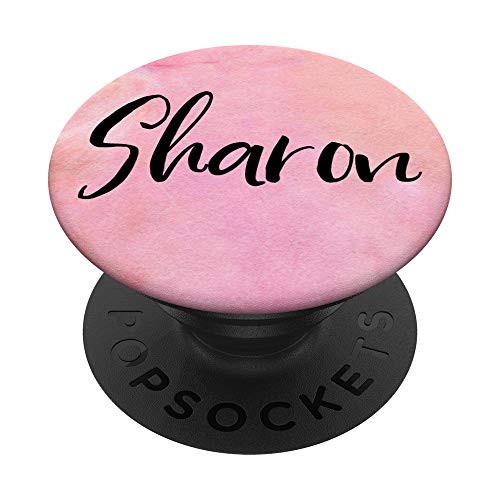 Sharon name Black on Pink - Sharon