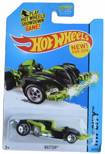 Hot Wheels Wattzup, HW City 60/250 [Black/Green]