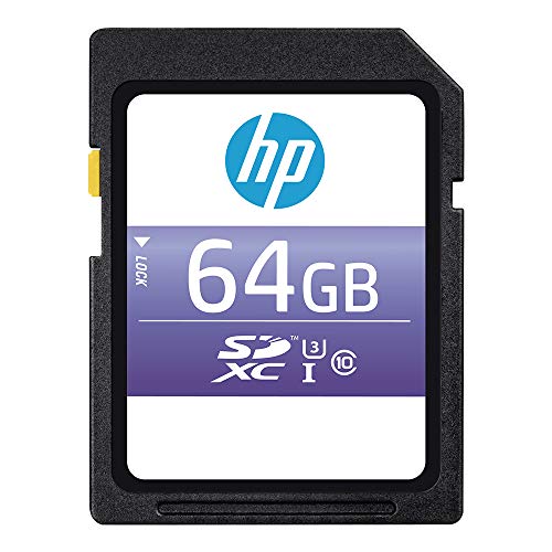 HP 64GB sx330 Class 10 U3 SDXC Flash Memory Card