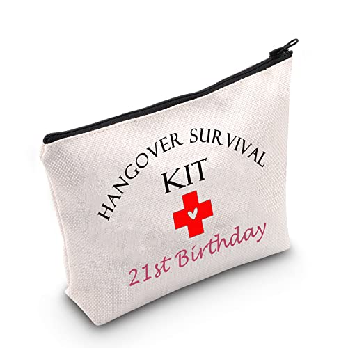 MNIGIU 21st Birthday Hangover Kit - Pouch - Favor Bag