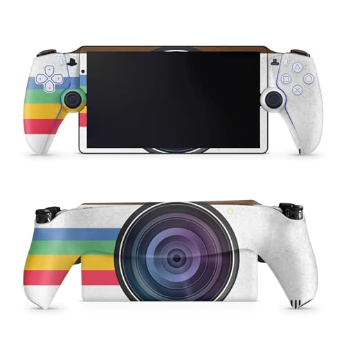 Gaming Skin Compatible with PS5 Portal Remote Player - Vintage Polaroid - Premium 3M Vinyl Protective Wrap Decal Cover - Easy to Apply | Crafted in The USA by MightySkins