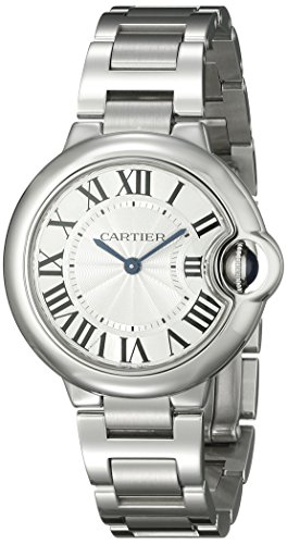 Cartier Women's W6920084 Ballon Bleu Analog Display Quartz Silver-Tone Watch