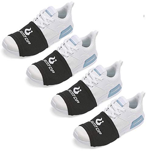 LAMANTOP 4 Pairs Dance Socks Shoe Socks on Smooth Floors Over Sneakers,Smooth Pivots and Turns to Dance on Wood Floors Protect Knees
