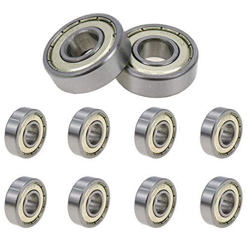 Rannb 6000Z Double Shielded Ball Bearings Small Bearings 26mm x 10mm x 8mm - 10pcs