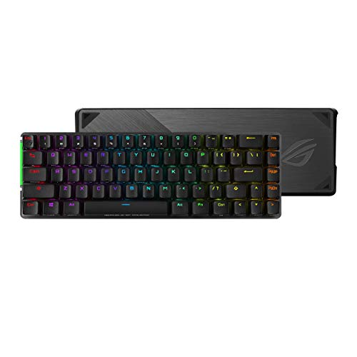 ASUS ROG Falchion NX 65% Wireless RGB Gaming Mechanical Keyboard | ROG NX Brown Tactile Switches, PBT Doubleshot Keycaps, Wired / 2.4G Hz, Touch Panel, Keyboard Cover Case, Macro Support