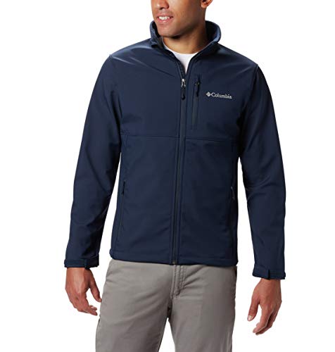 Columbia Men's Ascender Softshell Front-Zip Jacket, Collegiate Navy, Medium