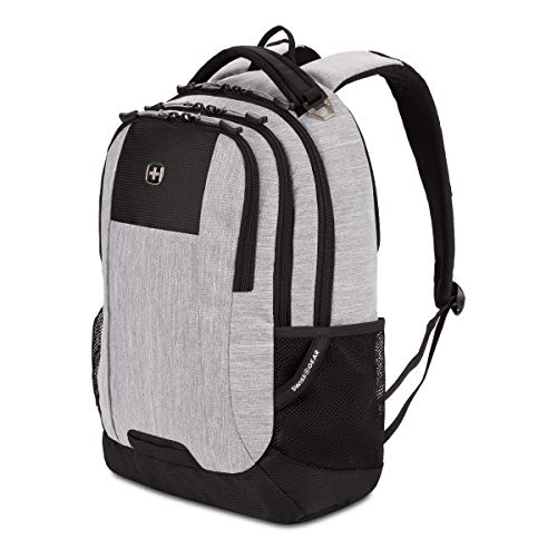 SwissGear Cecil 5505 Laptop Backpack, Heather Grey, 18-Inch