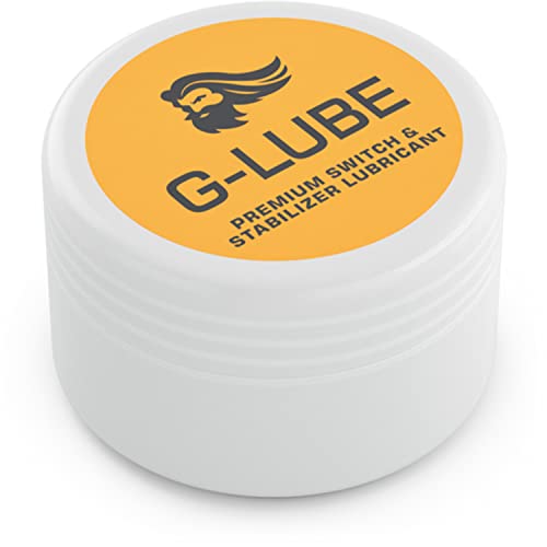 Glorious G-Lube Switch for Mechanical Keyboard & Stabilizers, Plastic on Plastic, Plastic on Metal Lubricant, Compatible with Glorious, Cherry, Gateron, Kailh Type Mechanical Switches