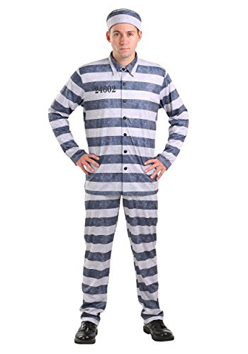 Fun Costumes - Vintage Prisoner Men's Costume Medium/Large