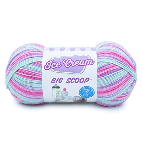 Lion Brand Yarn Ice Cream Big Scoop yarn, UNICORN