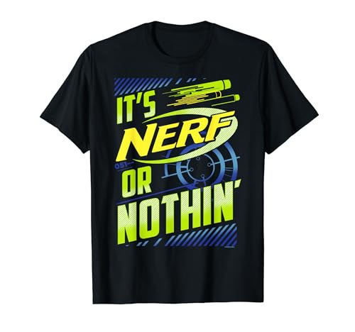 Nerf It's Nerf Or Nothin' Retro Bold Logo T-Shirt
