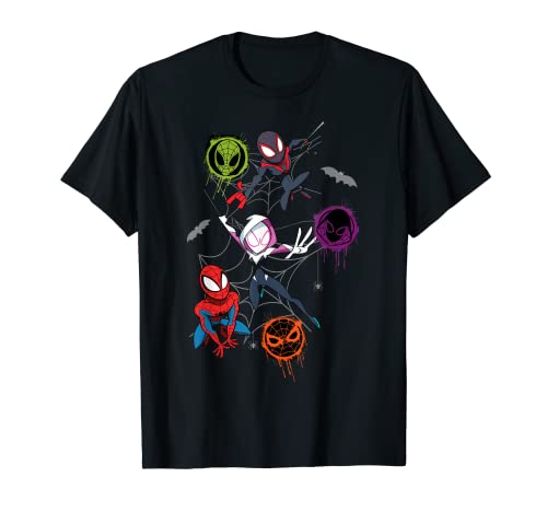 Marvel Spider-Man and Spider-Verse Pals Halloween Adventure T-Shirt