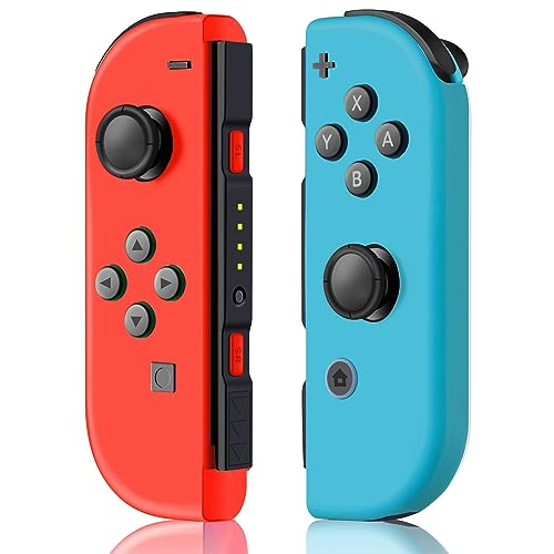 Controllers for Nintendo Switch/Lite/OLED, Replacement for Switch Controllers Support Dual Vibration/Motion Control/Screenshot/Wake-up Function