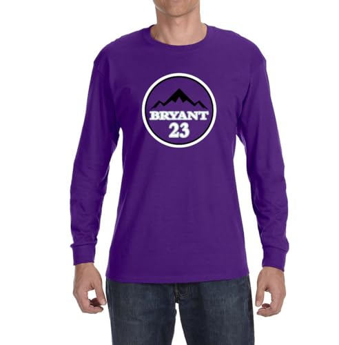 Long Sleeve Purple Bryant Logo T-Shirt Youth Medium