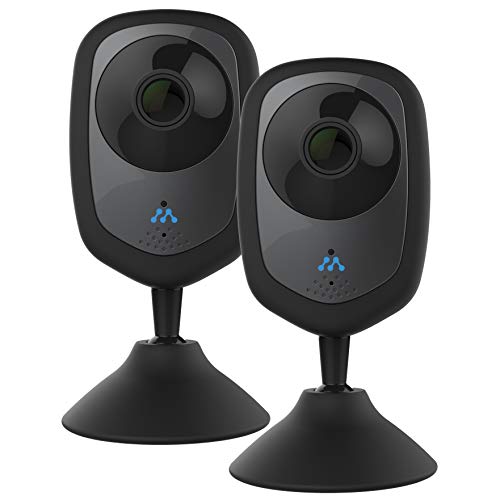 Momentum HD Wireless Indoor Home Security Camera with 2-Way Audio, Night Vision, Pet Monitor for iOS & Android (2 Pack)