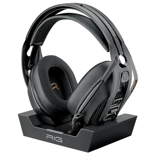 RIG 800 PRO HD Wireless Gaming Headset & Multi-Function Base Station - Compatible with PC, Mac, PS5, PS4 - with Dolby Atmos 3D Audio for Windows 10/11 PCs (NOT Compatible with Xbox)