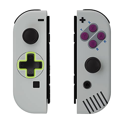 eXtremeRate Classic 1989 GB DMG-01 Joycon Handheld Controller Housing (D-Pad Version) Direction ABXY Buttons, DIY Replacement Shell Case for Nintendo Switch & Oled Joy-Con – Console Shell NOT Included