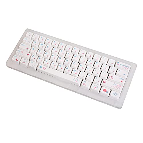 GK GAMAKAY K61 Pro 60% RGB Gasket Mechanical Keyboard, Bluetooth/USB-C Wired/2.4GHz Wireless 61 Keys Hot Swappable Gaming Keyboard, CNC Acrylic Base XDA Profile PBT Keycaps (Crystal Switch-XDA)