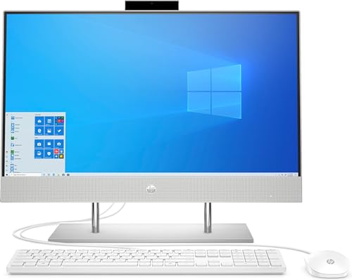 HP 23.8' Touchscreen All-in-One Desktop - AMD Ryzen 3 4300U - 1080p 8GB Memory 1TB Hard Drive Size+256 GBSSD Wired Keyboard and Mouse Microsoft Windows 10 Home