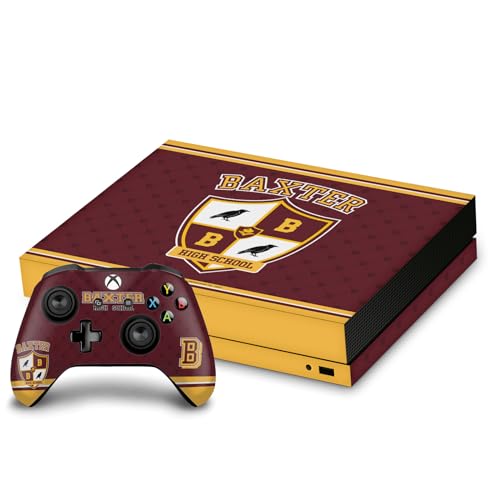 Head Case Designs Officially Licensed Chilling Adventures of Sabrina Baxter High Logo Graphics Vinyl Sticker Gaming Skin Decal Cover Compatible with Xbox One X Console and Controller Bundle
