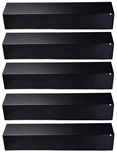 Votenli P9231A(5-Pack) 15 3/8' Porcelain Steel Heat Plate for Aussie, Brinkmann 810-2410-S, 810-3660-S,810-2511-S,810-2512-F Uniflame, Charmglow, Grill King, Lowes Model Grills
