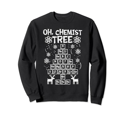 Oh Chemist Tree Ugly Christmas Sweater Ho Chemistry Gift Sweatshirt