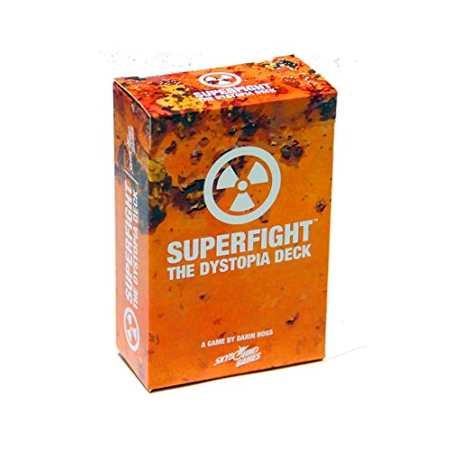 Skybound Superfight Dystopia Deck: 100 Dystopian Cards for The Game of Absurd Arguments | Party Game Expansion of Super Powers and Super Problems, for Kids Teens Adults, 3 or More Players Ages 8 +
