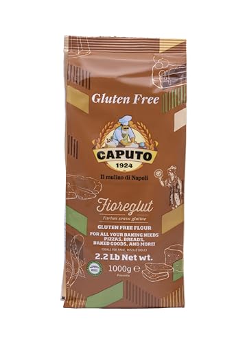 Antimo Caputo Gluten Free Pizza Flour 2.2lb - All Natural Multi Purpose Flour & Starch Blend for Baking Pizza, Bread, & Pasta