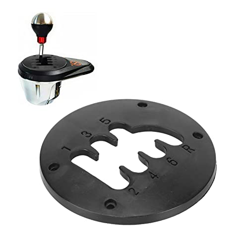 Simulator Shifter Mid Plate for Thrustmaster, 75mm Mold Damping Mid Plate Kit, 6 Speed Transmission Short Shifter Mid Plate Modification Kit for Thrustmaster TH8A