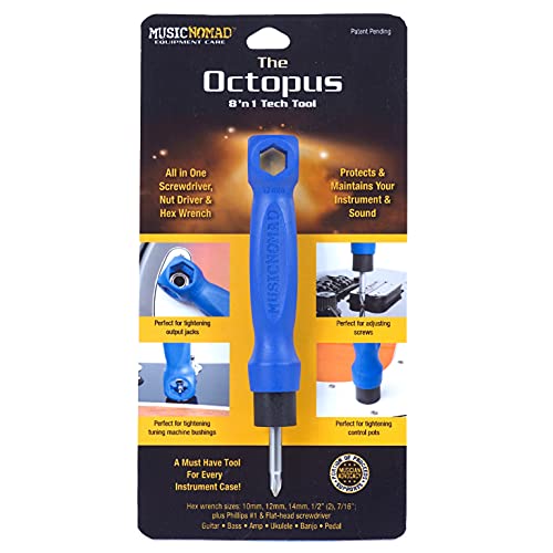MusicNomad The Octopus 8 ’N 1 Tech Tool (MN227)