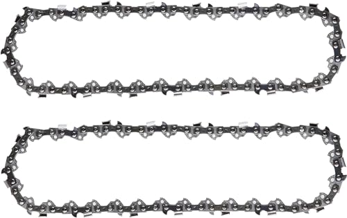 Abroman 8 inch Chainsaw Chain 3/8' LP Pitch - .050' Gauge 33 Drive Links Fits for Chicago Sun Joe SWJ800E SWJ806E Harbor Freight 62896 68862 63190 Earthwise Greenworks Oregon S33-2 Pack