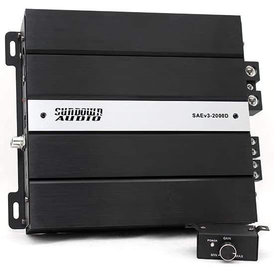 Sundown Audio SAE-2000D V.3 Monoblock 2000W RMS Digital Class D Amplifier SAEv3-2000D