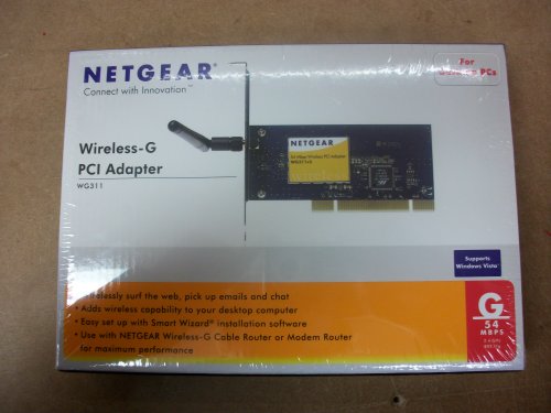 Netgear WG311 54Mbps Wireless PCI Adapter
