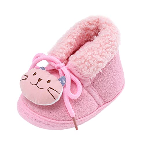 Bblulu Unisex Fleece Baby Booties Stay on Slippers Non Slip Soft Gripper Sock Shoes Warm Infant Crib Sock Shoes First Walkers