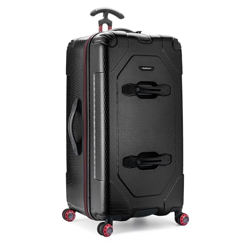 Traveler's Choice Maxporter II 30' Hardside Spinner Trunk Luggage, Expandable, Black