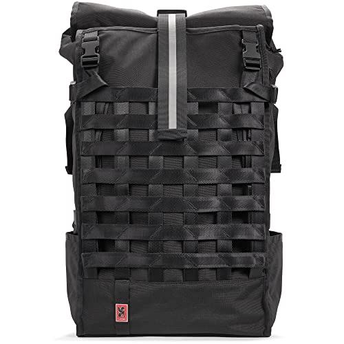 Chrome Industries Pro Barrage Waterproof Roll-Top Satchel Backpack Black Black