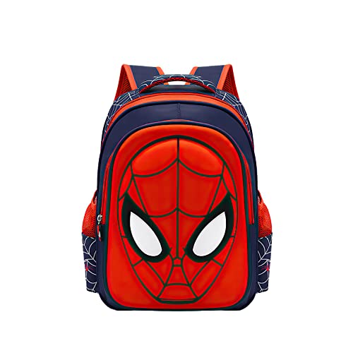 edptrvu Toddler School Backpack 3D Cartoon Comic Backpacks Waterproof Lightweight Elementary Kids Schoolbag for Boys Girls,Royal Blue