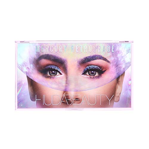 Huda Beauty Mercury Retrograde Eyeshadow Palette Women Eye Shadow 0.56 oz, Powder,Creamy