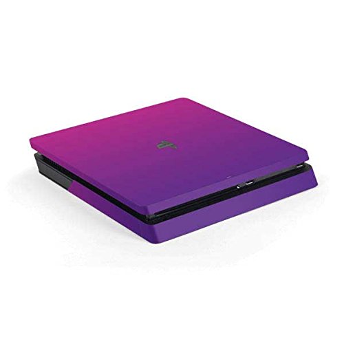 Skinit Decal Gaming Skin Compatible with PS4 Slim - Originally Designed Purple Ombre Design