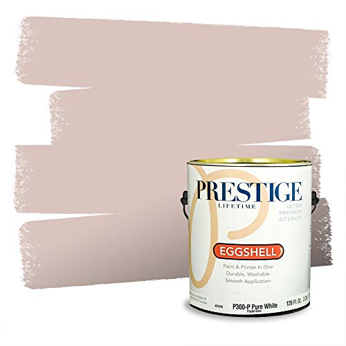 PRESTIGE Paints Interior Paint and Primer In One, 1-Gallon, Eggshell, Comparable Match of Behr* Bella Mia*