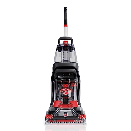 Hoover Commercial PowerScrub XL Spot Extractor, Carpet Cleaner Machine, Upright Shampooer, Commercial Grade Stain Remover, Powerful Deep Cleaner with Heated Drying, CH68000V, Black