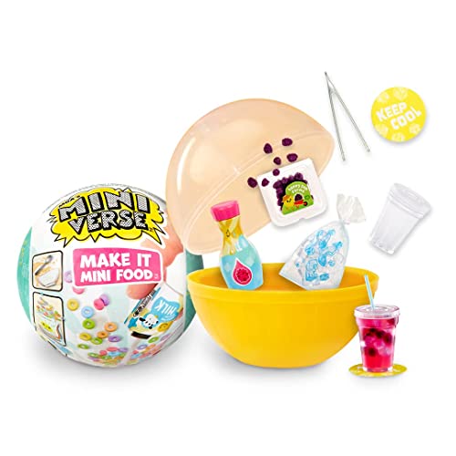 MGA Miniverse Make It Mini Food Cafe Series 1 Mini Collectibles, Blind Packaging, DIY, Resin Play, Stocking Stuffer, NOT Edible, Collectors, 8+, Multicolor (587200)