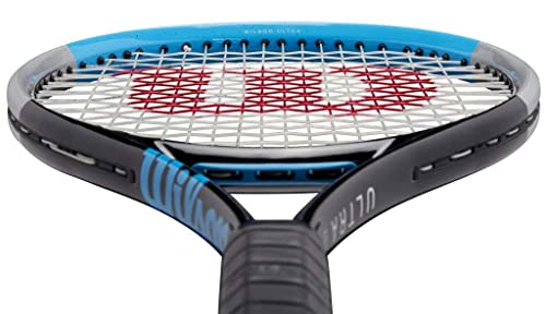 Wilson Ultra Team V3 Strung Tennis Racquet - Economical Carbon Fiber Intermediate Racquet - Choice of Grip Size