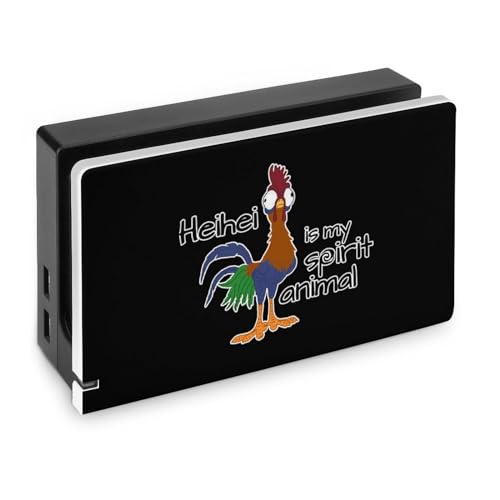 Rooster HEI HEI Spirit Animal PC Hard Face Plate Cover Compatible with Switch Charging Dock Slim Shell Anti-Scratch Case