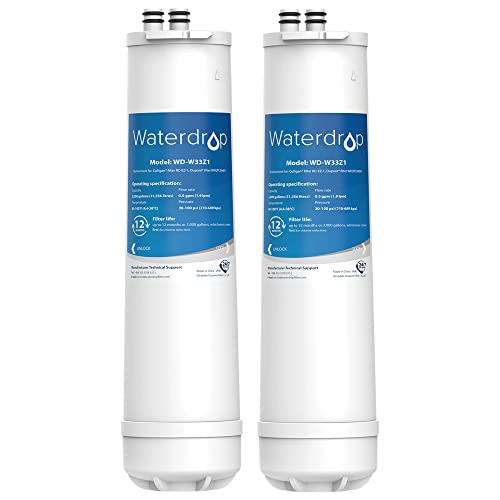 Waterdrop RC 1 EZ-Change, WFQTC30001, WFQTC70001 Basic Water Filtration Replacement, Replacement for Culligan IC-EZ-1, US-EZ-1, RV-EZ-1, Brita USF-201, USF-202, DuPont, 3K Gallons (Pack of 2)