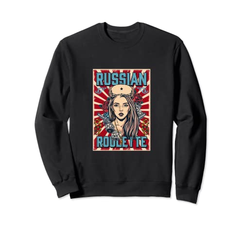 Russian Roulette Vintage T-Shirt Retro Hoodie Design Woman Sweatshirt