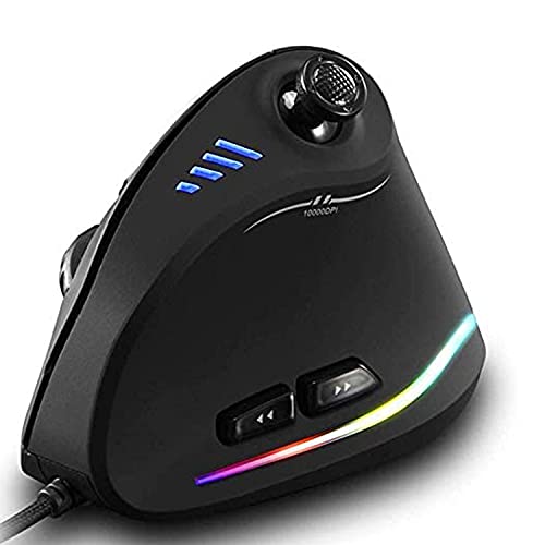 Zeerkeer Vertical Gaming Mouse Vertical Ergonomic Mouse with Adjustable DPI for Gamer/PC/Laptop/Desktop (Wired)