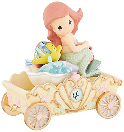 Precious Moments Disney Princess Birthday Parade Figurine, Red, 4.5 inches