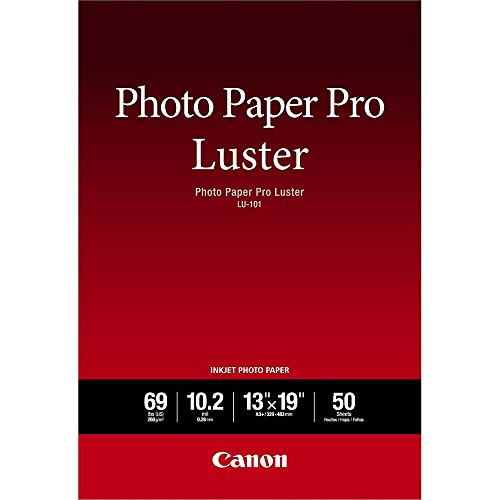 Canon LU-101 13X19(50) Luster Photo Paper, 13' x 19' (50 Sheets)