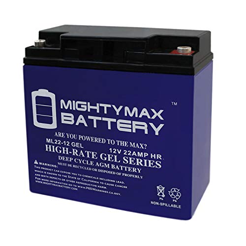 Mighty Max Battery 12V 22AH Gel Battery for Schumacher DSR ProSeries PSJ-2212 Booster
